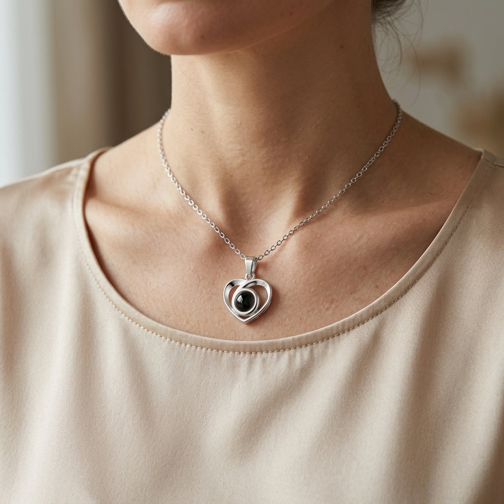 Collier Cœur Infini – Souvenance