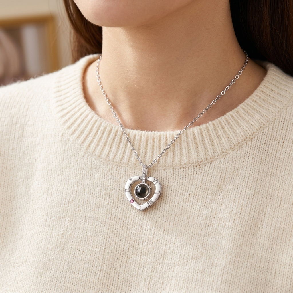 Collier Cœur Éternité – Souvenance
